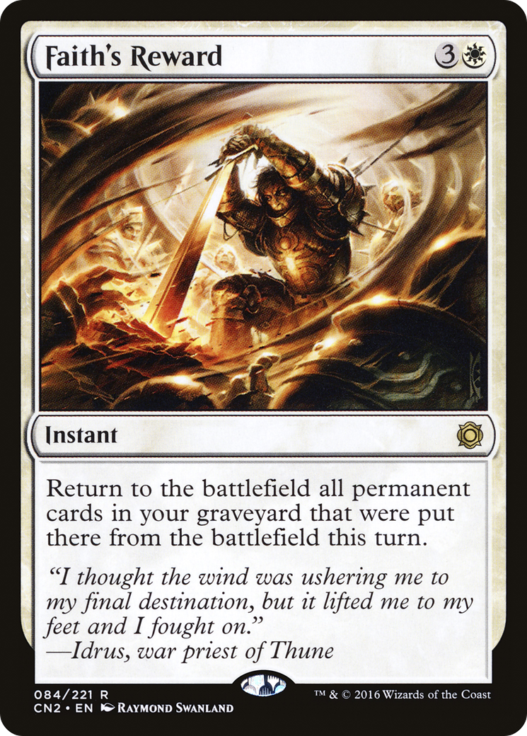 Faith's Reward (CN2-084) (Foil)