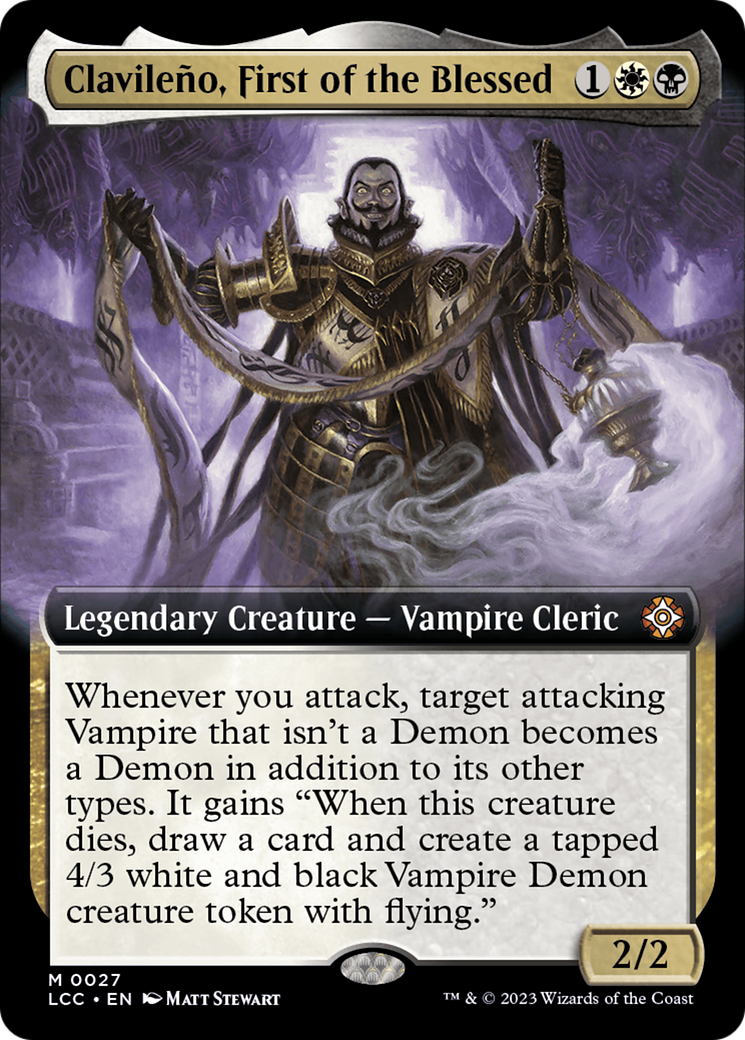 Clavileño, First of the Blessed (LCC-027) (Extended Art) (Foil)