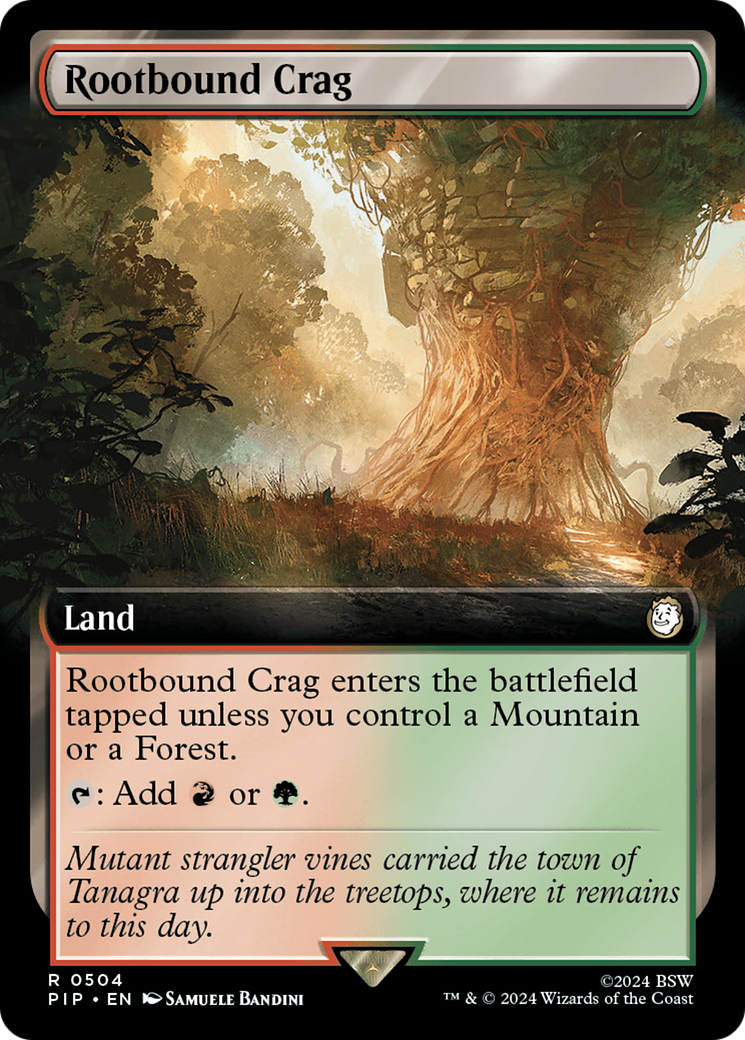 Rootbound Crag (PIP-504) (Extended Art) (Foil)
