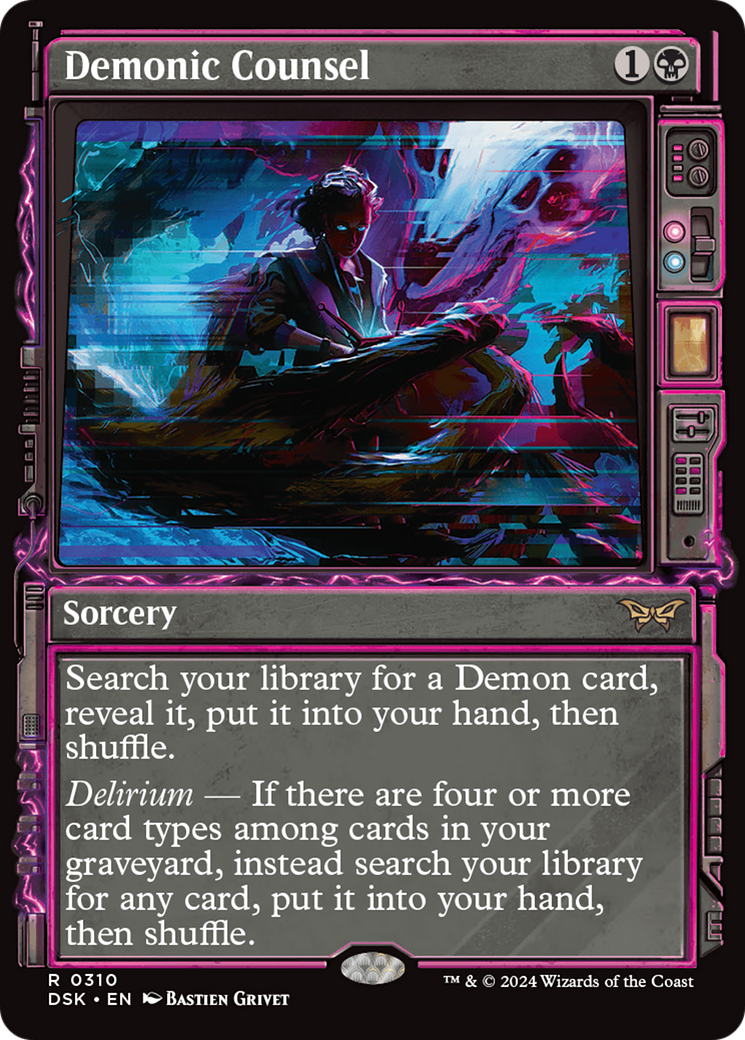 Demonic Counsel (DSK-310) (Showcase) (Foil)