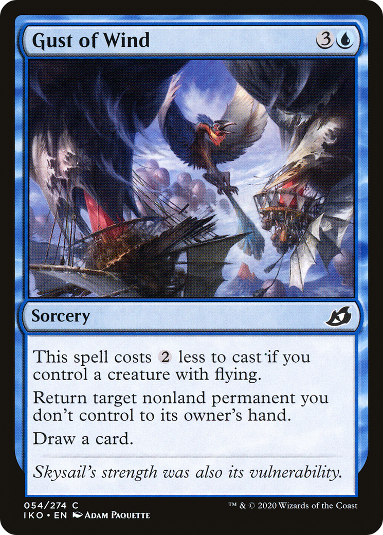 Gust of Wind (IKO-054) (Foil)