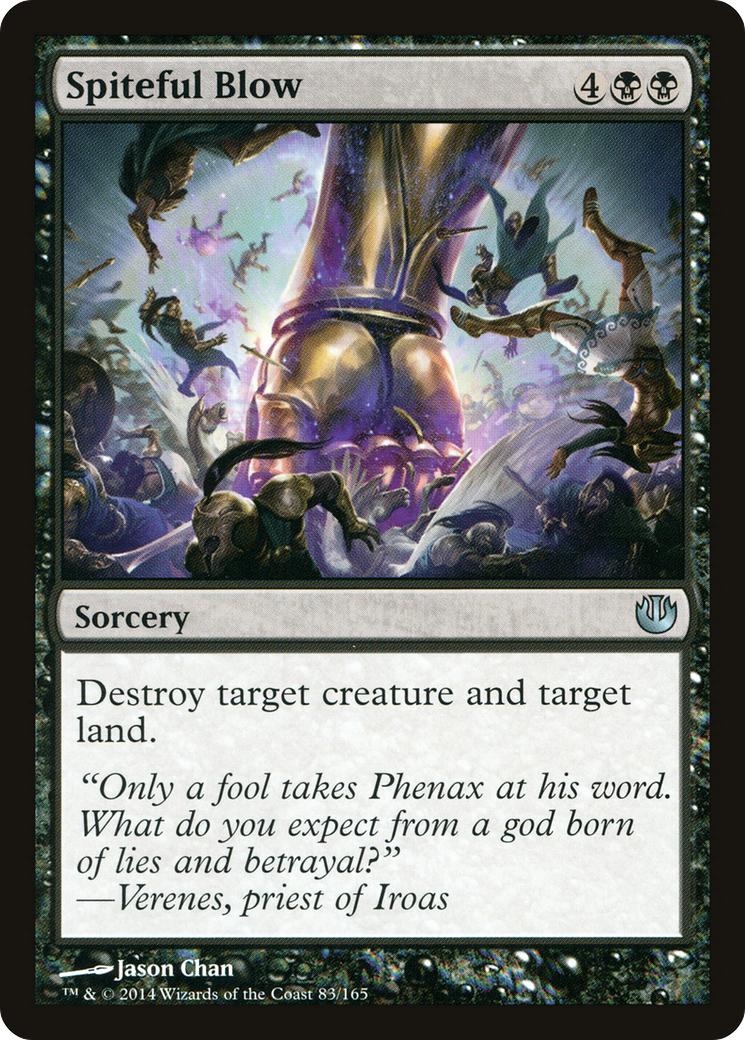 Spiteful Blow (JOU-083) (Foil)