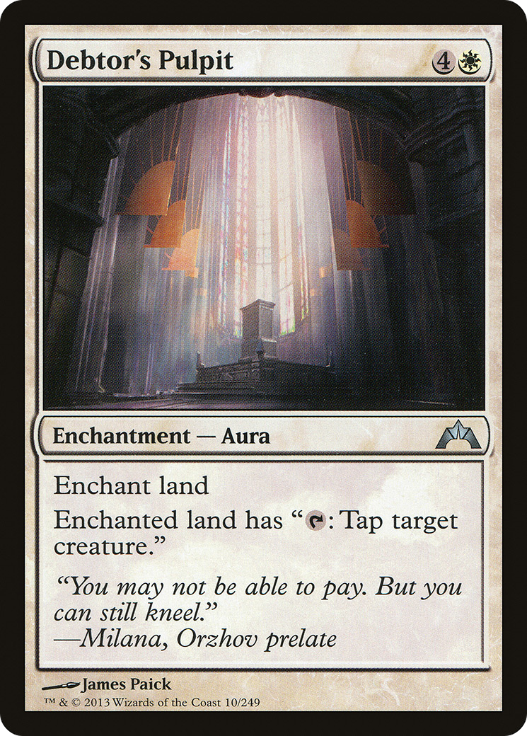 Debtor's Pulpit (GTC-010) (Foil)