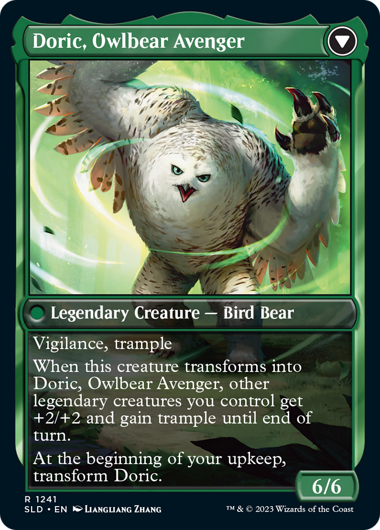 Doric, Nature's Warden // Doric, Owlbear Avenger (SLD-1241) (Foil)