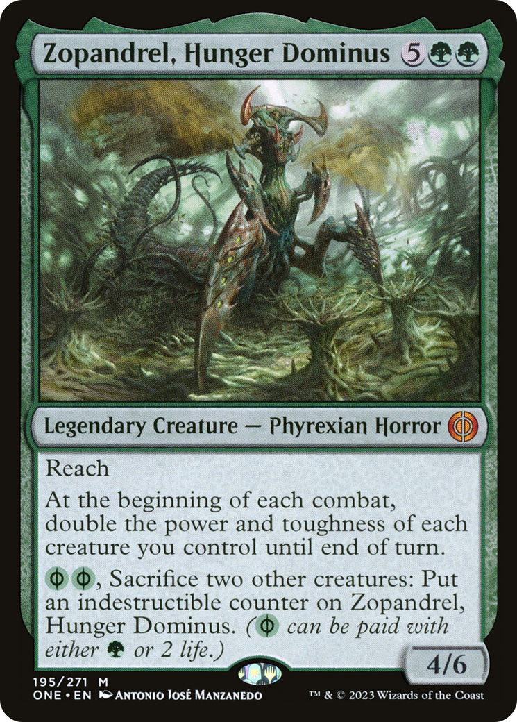 Zopandrel, Hunger Dominus (ONE-195) (Foil)