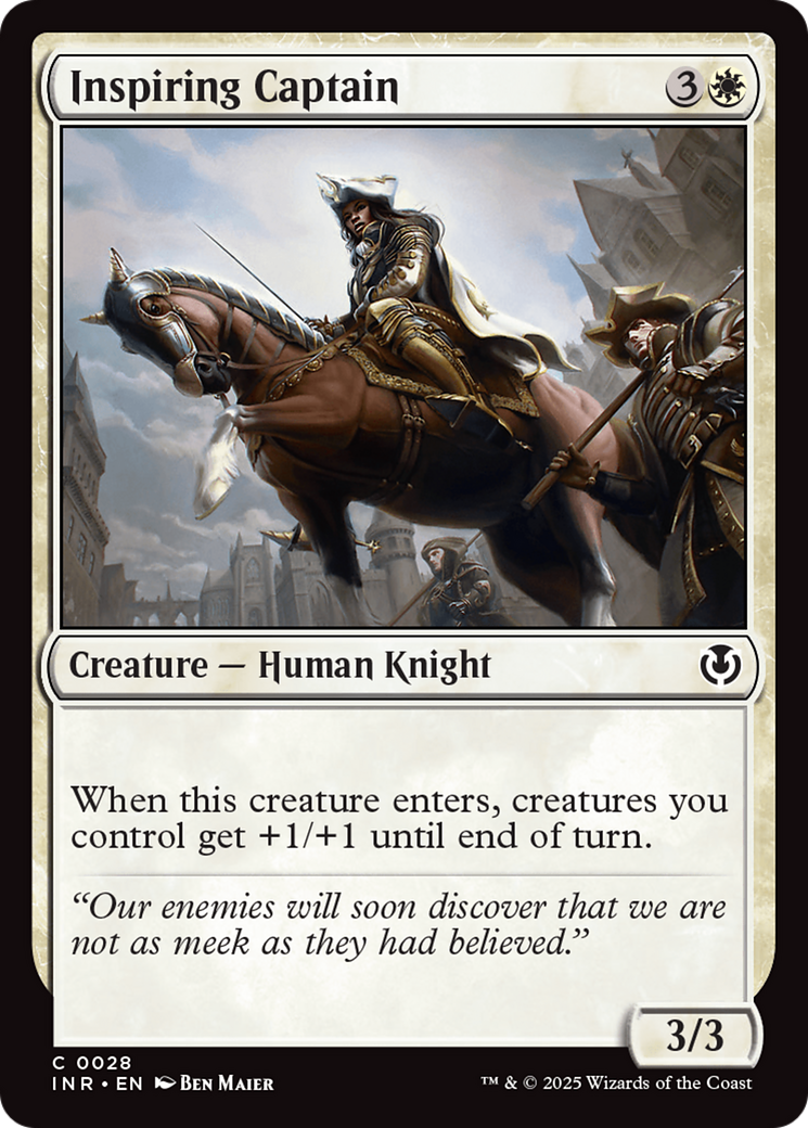 Inspiring Captain (INR-028) (Foil)