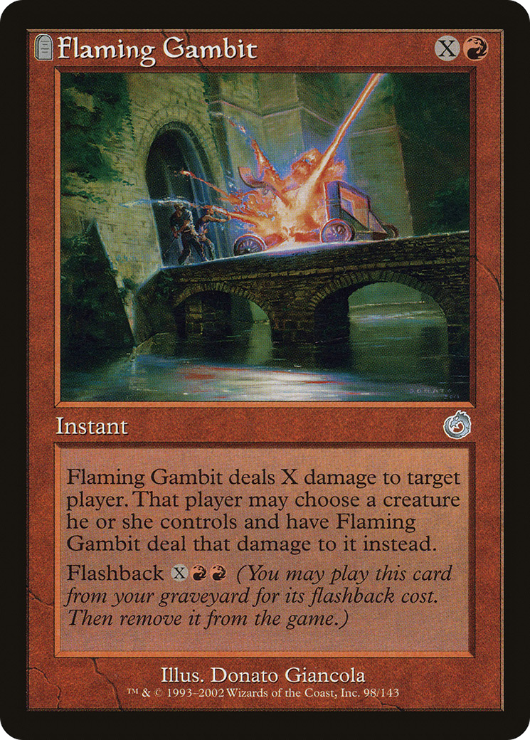 Flaming Gambit (TOR-098) (Foil)