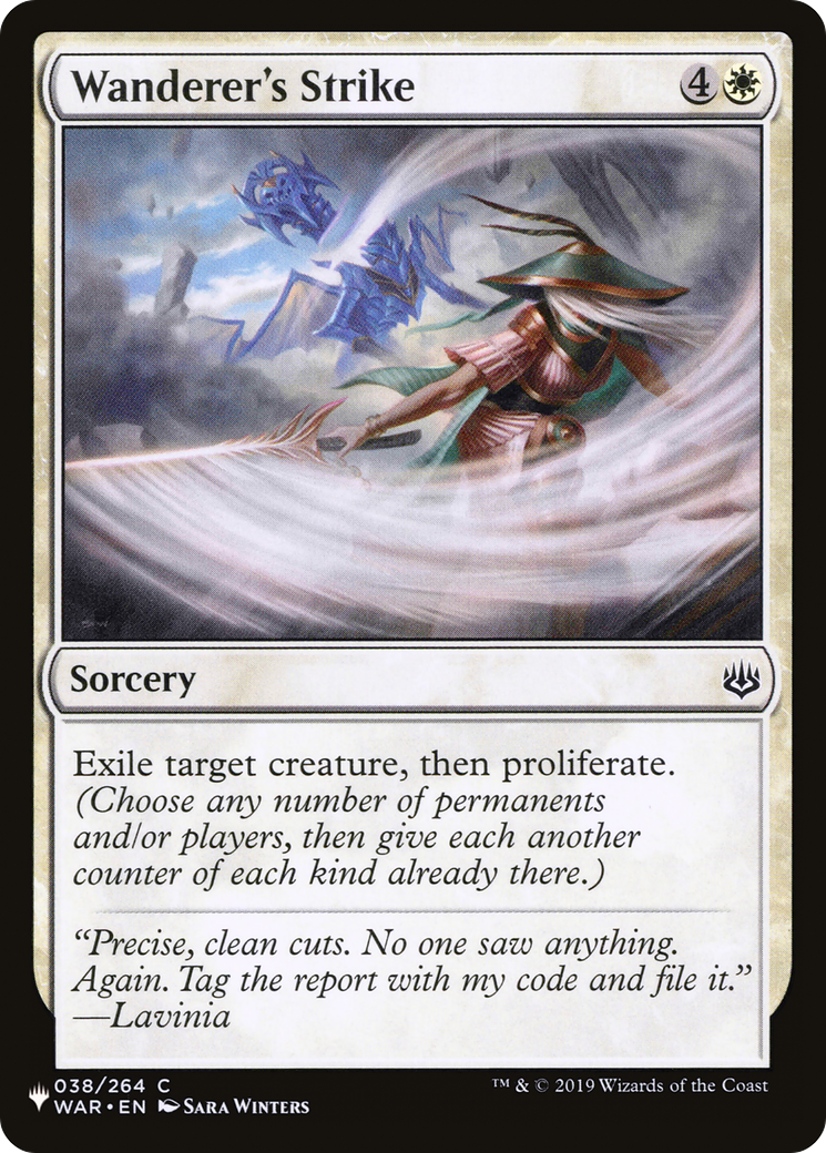 Wanderer's Strike (LIST-WAR-38)