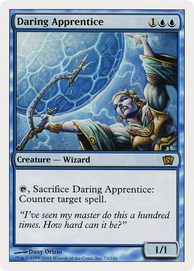 Daring Apprentice (8ED-073) (Foil)