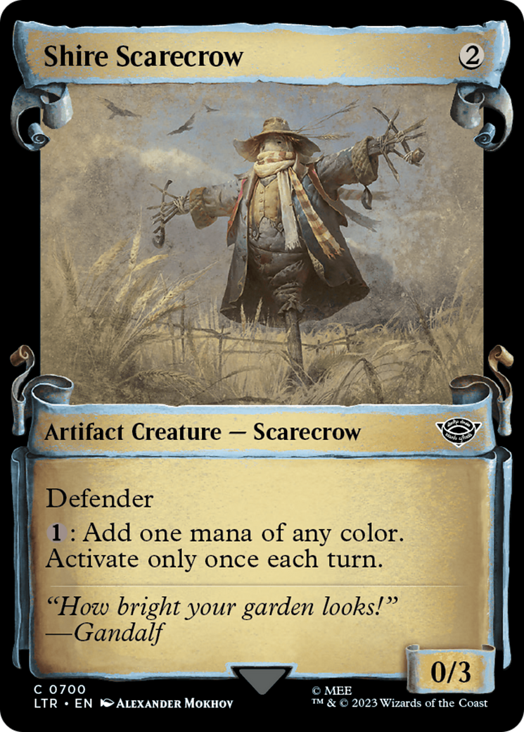 Shire Scarecrow (LTR-700) (Showcase) (Scroll)