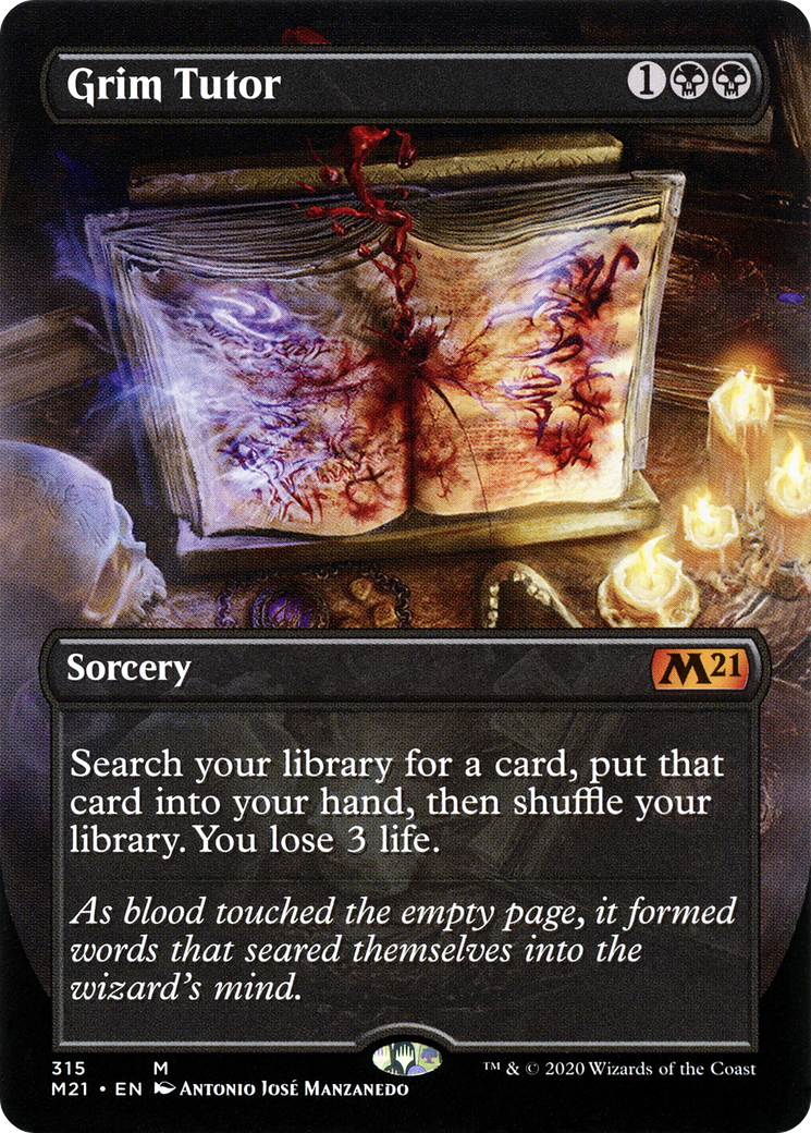 Grim Tutor (M21-315) (Borderless) (Foil)