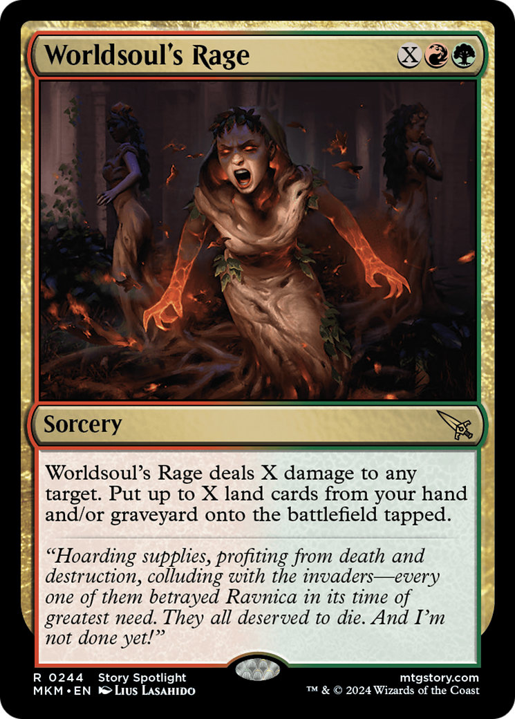 Worldsoul's Rage (MKM-244) (Foil)