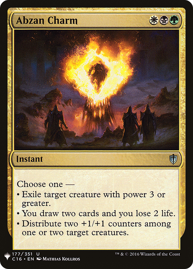 Abzan Charm (LIST-C16-177)