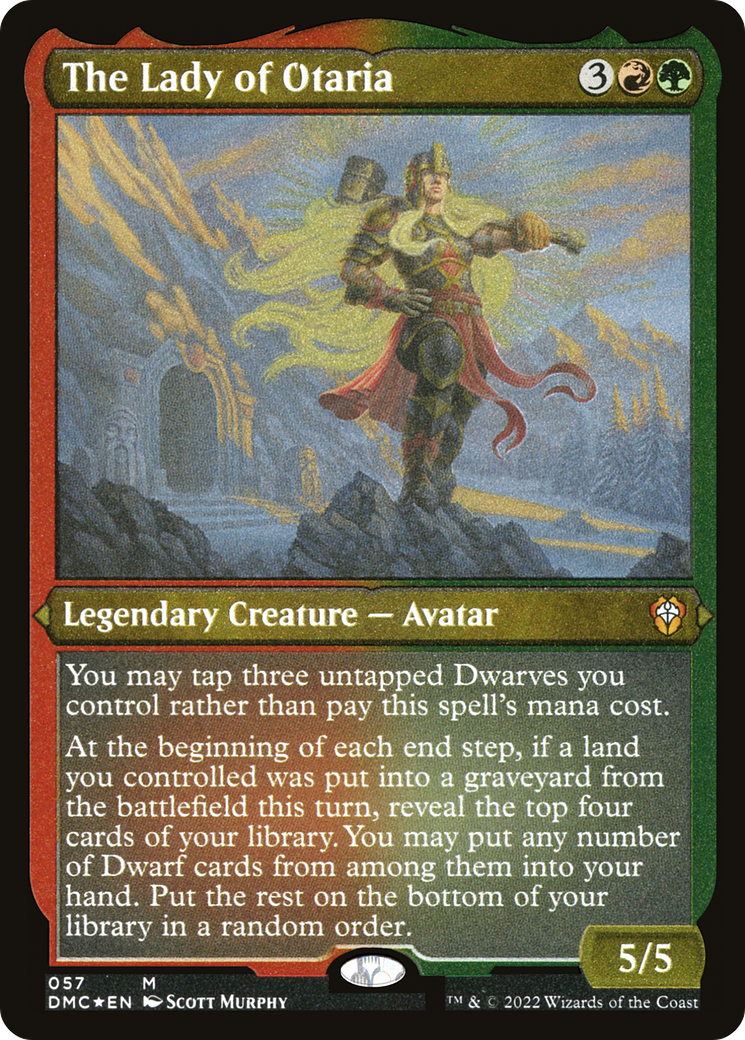 The Lady of Otaria (DMC-057) (Etched Foil)