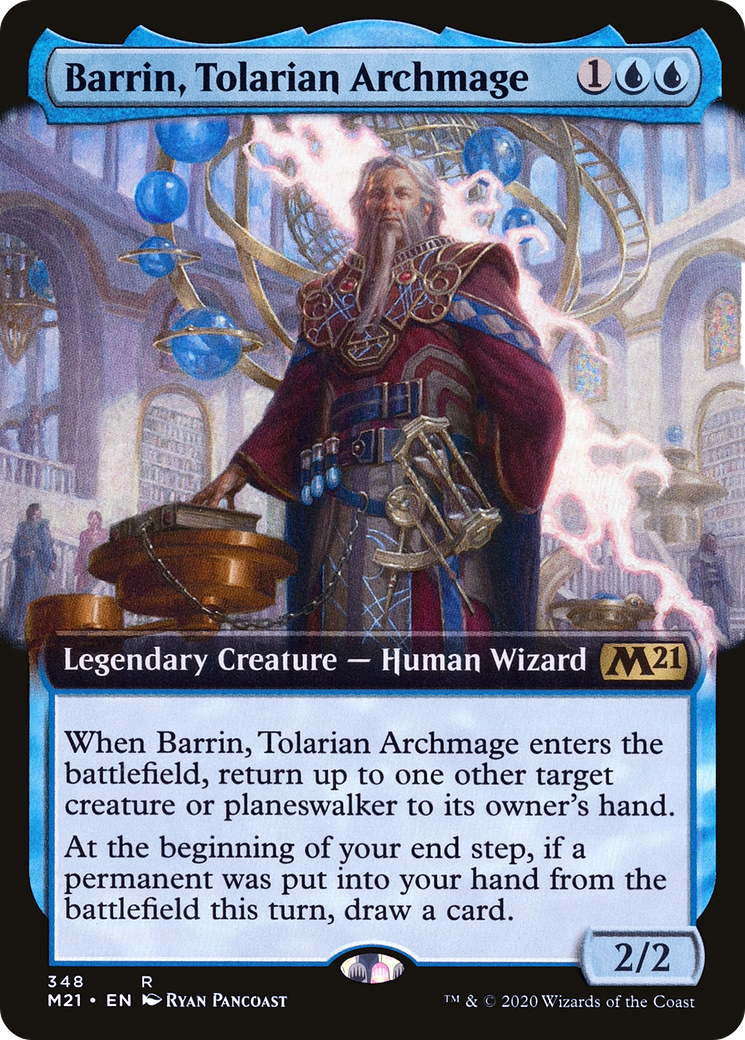 Barrin, Tolarian Archmage (M21-348) (Extended Art) (Foil)