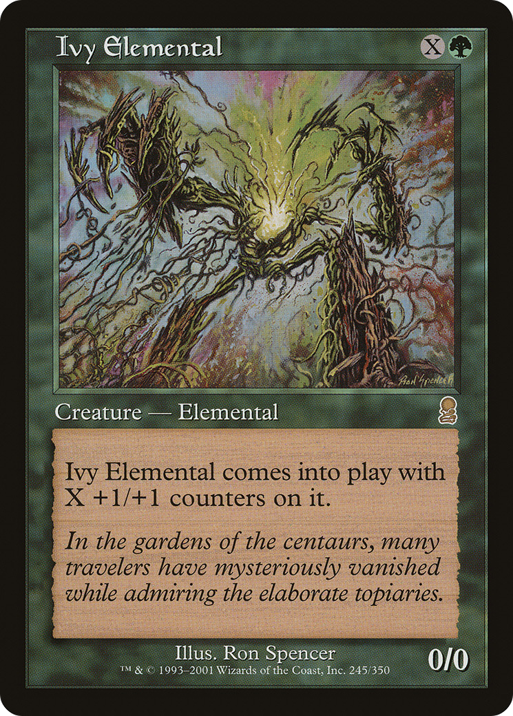Ivy Elemental (ODY-245) (Foil)