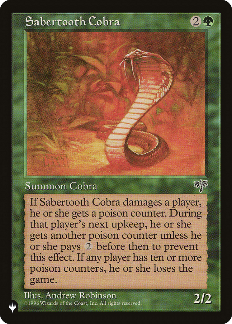 Sabertooth Cobra (LIST-MIR-238)