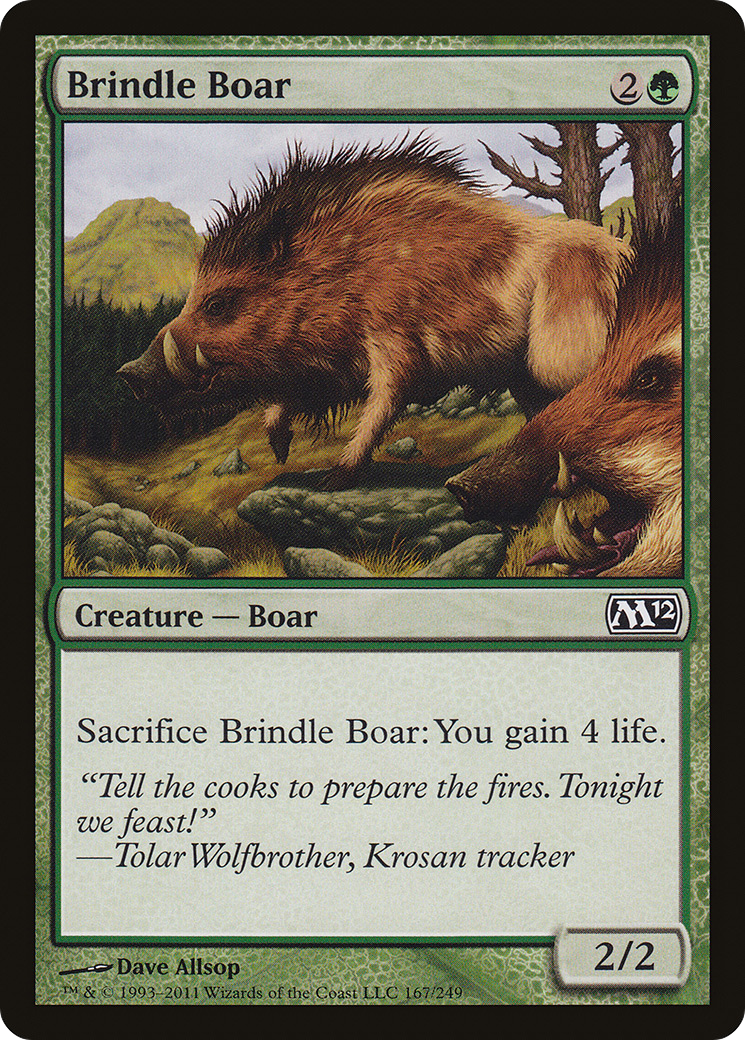 Brindle Boar (M12-167) (Foil)