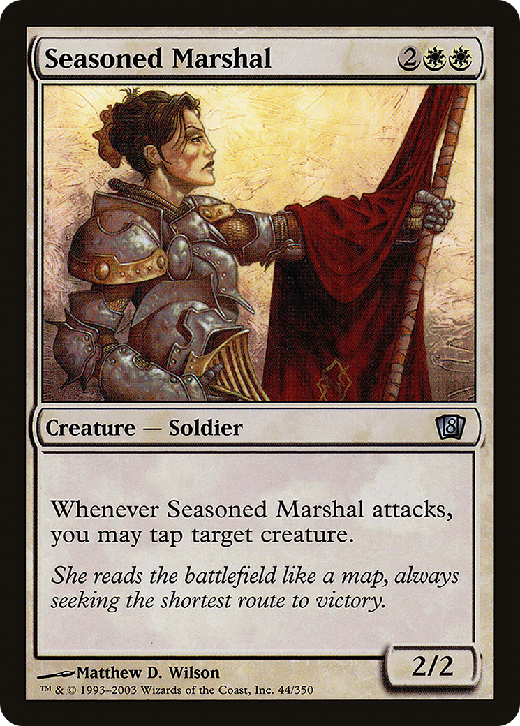 Seasoned Marshal (8ED-044) (Foil)