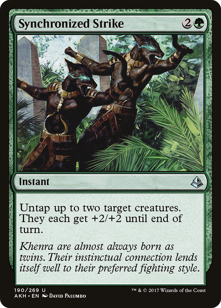 Synchronized Strike (AKH-190) (Foil)