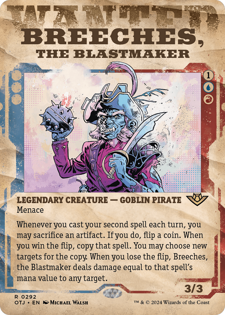 Breeches, the Blastmaker (OTJ-292) (Showcase) (Borderless) (Foil)
