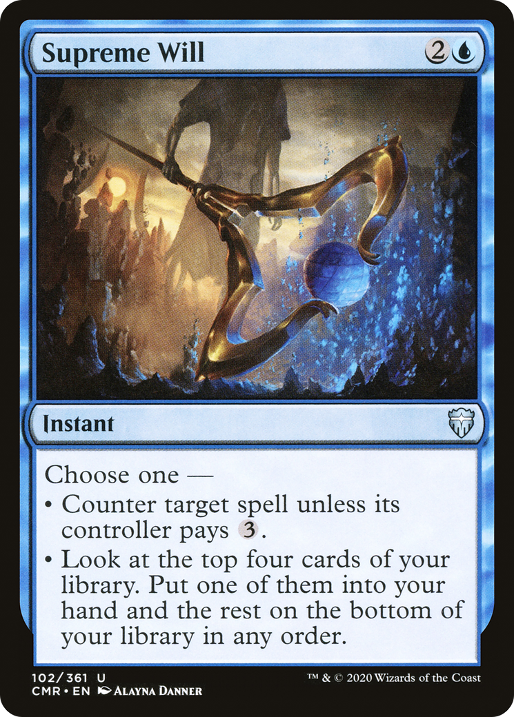 Supreme Will (CMR-102) (Foil)