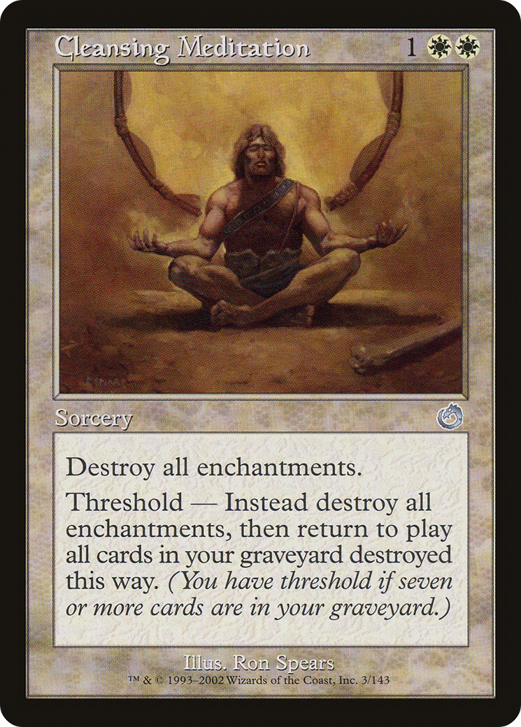 Cleansing Meditation (TOR-003) (Foil)