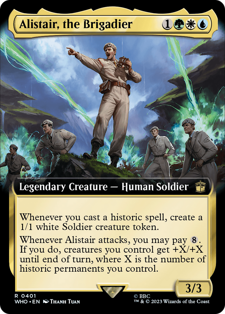 Alistair, the Brigadier (WHO-401) (Extended Art)