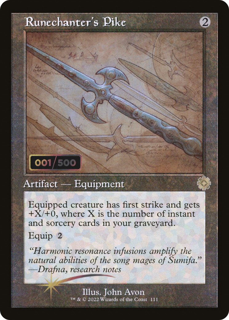 Runechanter's Pike (BRR-111Z) (Foil) (Serialized)