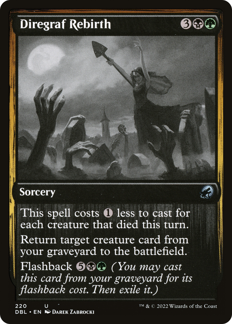 Diregraf Rebirth (DBL-220) (Foil)