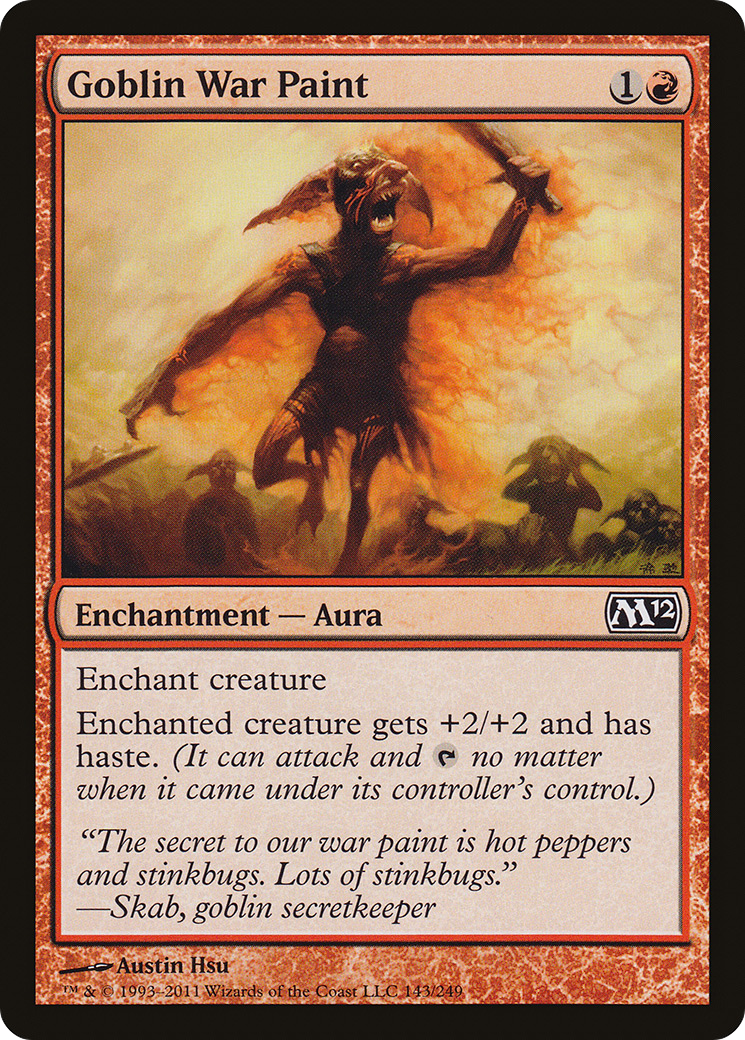 Goblin War Paint (M12-143) (Foil)