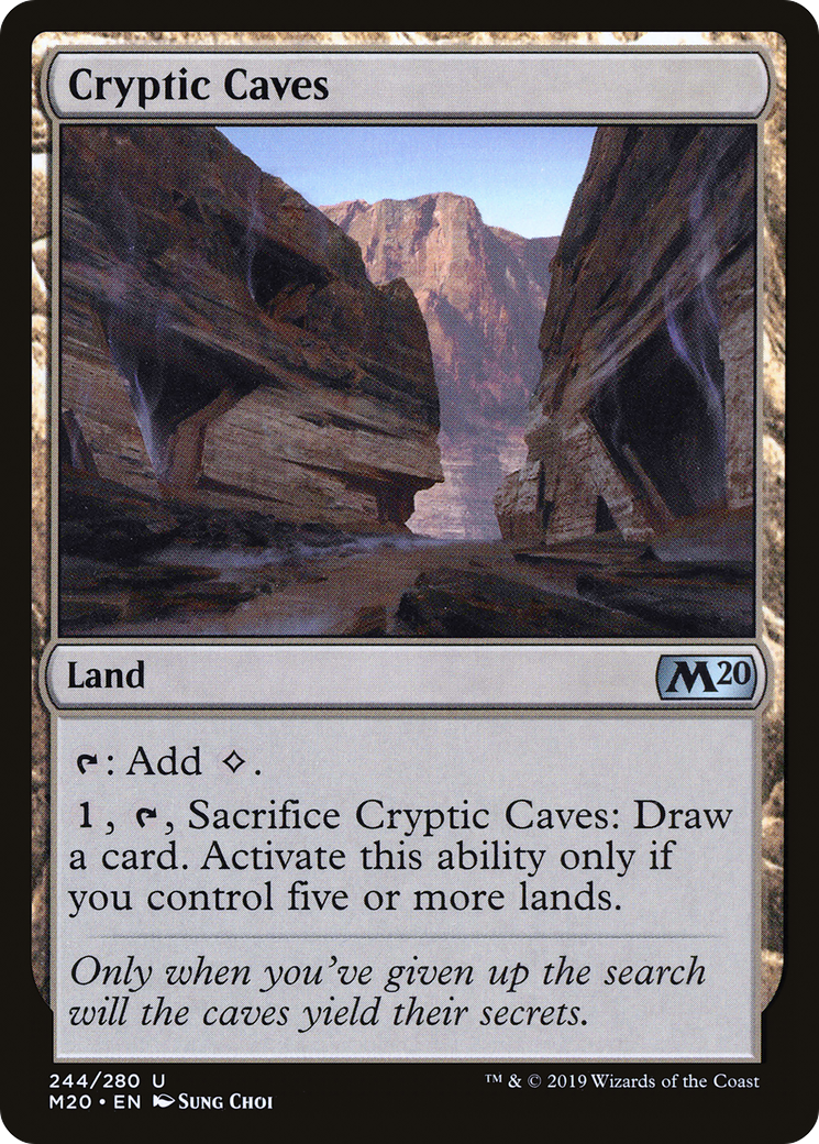Cryptic Caves (M20-244) (Foil)