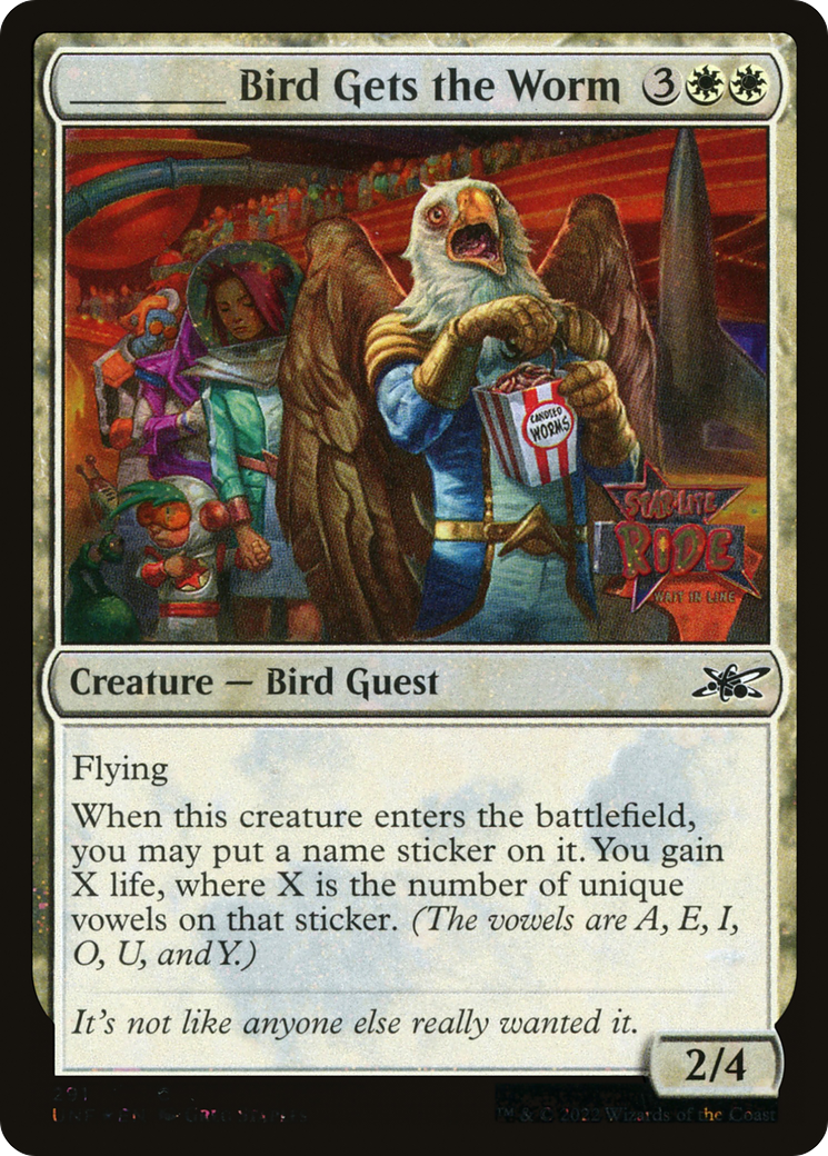 _____ Bird Gets the Worm (UNF-291) (Galaxy Foil)
