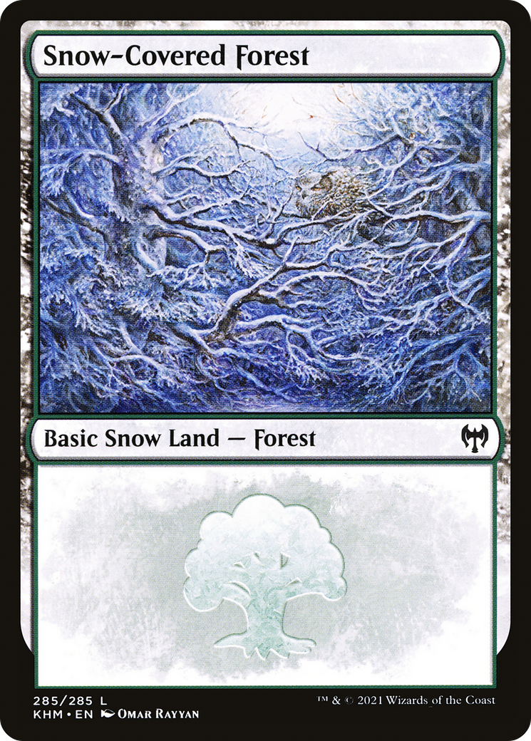 Snow-Covered Forest (KHM-285) (Foil)