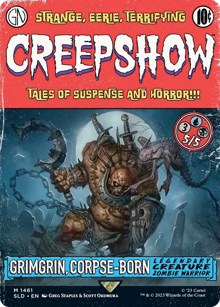 Grimgrin, Corpse-Born // Grimgrin, Corpse-Born (SLD-1461) (Full Art) (Borderless)