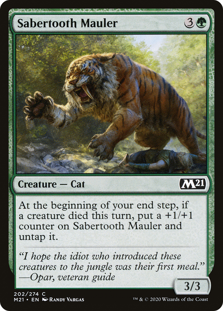Sabertooth Mauler (M21-202) (Foil)