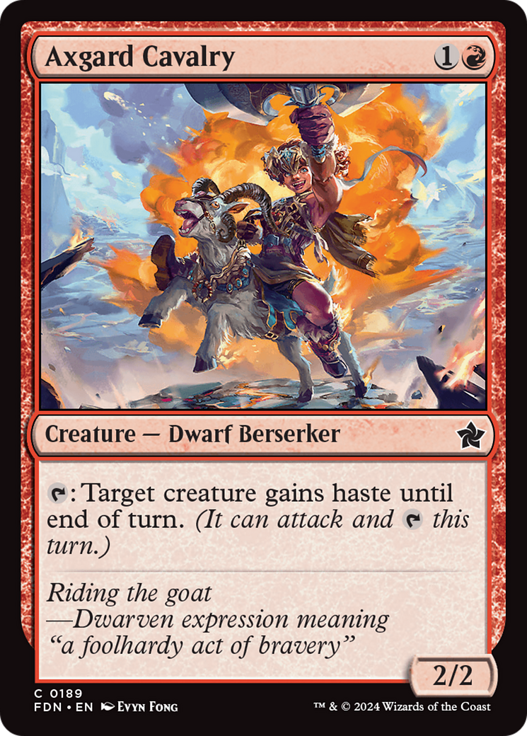 Axgard Cavalry (FDN-189) (Foil)