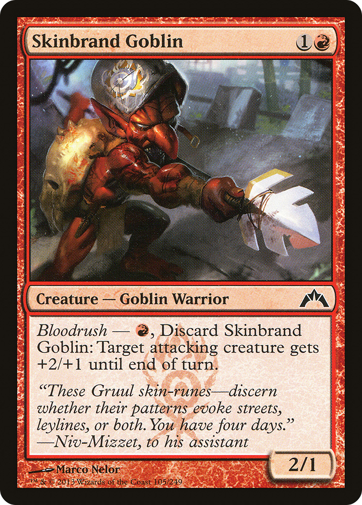 Skinbrand Goblin (GTC-105) (Foil)