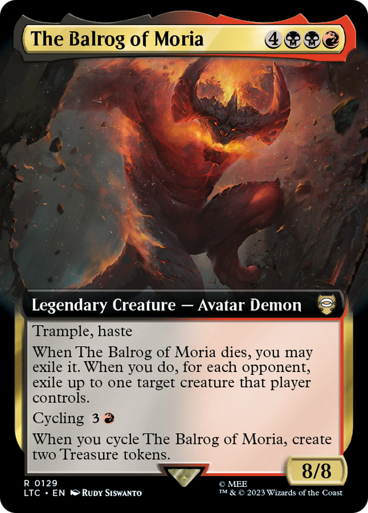 The Balrog of Moria (LTC-129) (Extended Art)