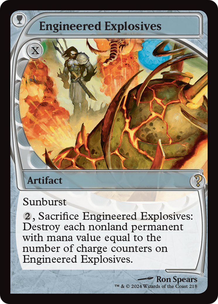 Engineered Explosives (MB2-218) (Foil)