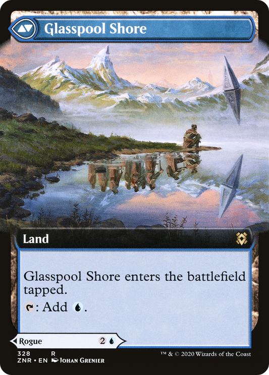Glasspool Mimic // Glasspool Shore (ZNR-328) (Extended Art) (Foil)