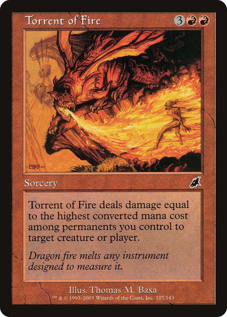Torrent of Fire (SCG-107) (Foil)