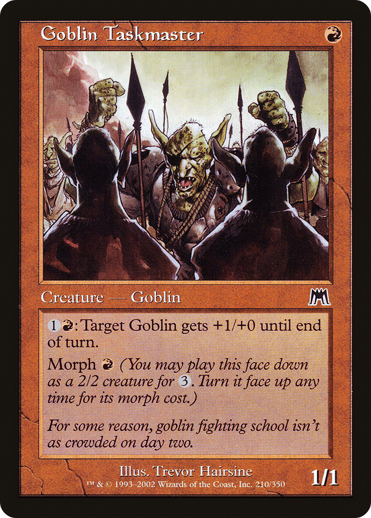 Goblin Taskmaster (ONS-210) (Foil)