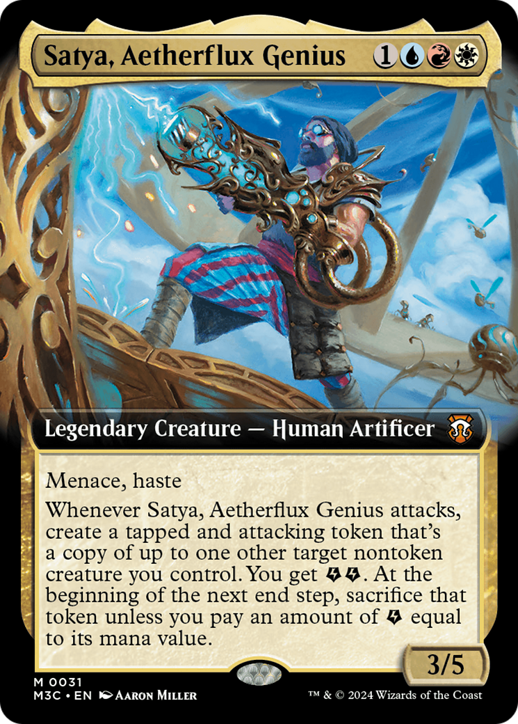 Satya, Aetherflux Genius (M3C-031) (Extended Art) (Foil)