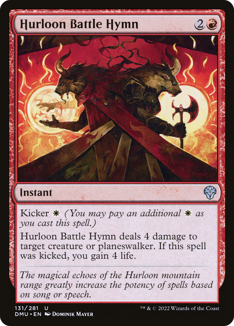 Hurloon Battle Hymn (DMU-131) (Foil)
