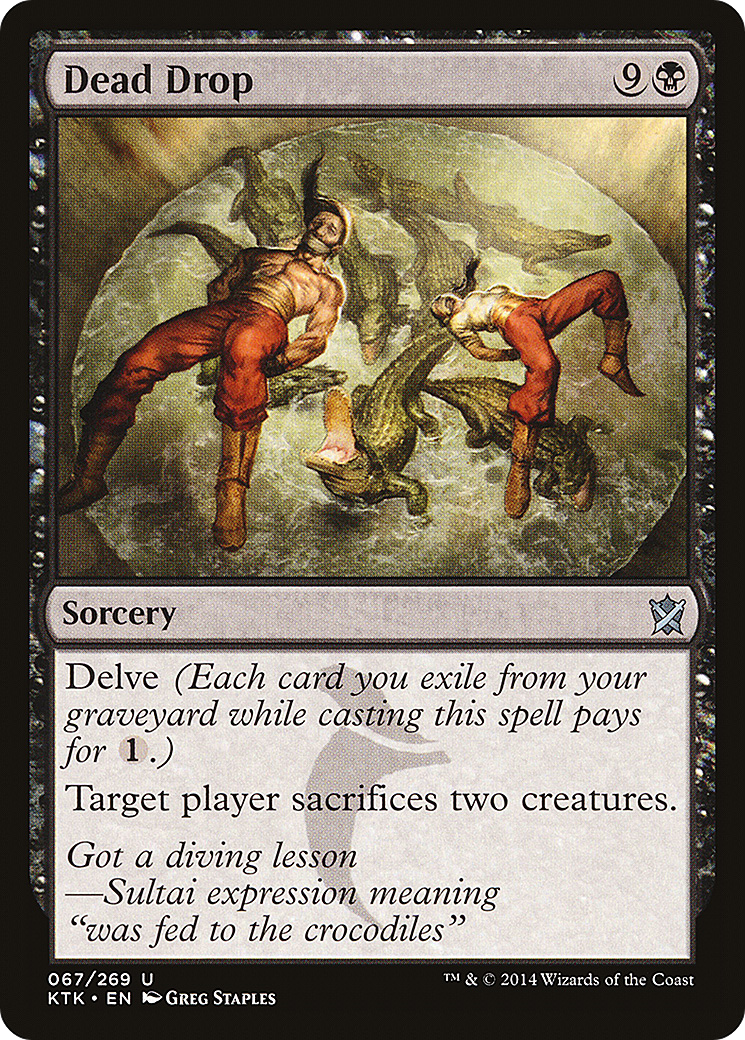 Dead Drop (KTK-067) (Foil)