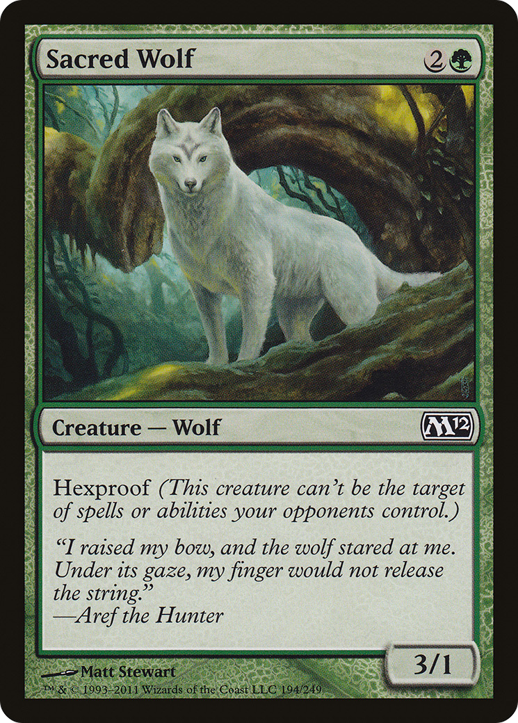 Sacred Wolf (M12-194) (Foil)