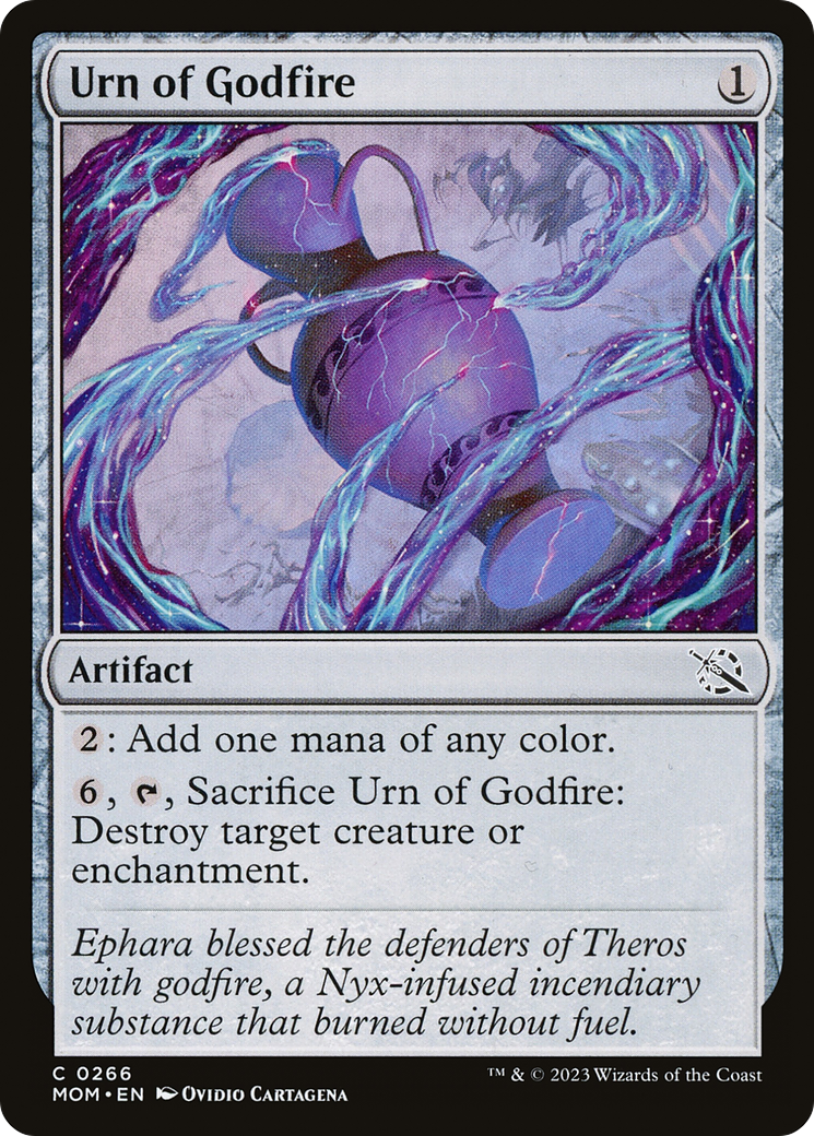 Urn of Godfire (MOM-266) (Foil)