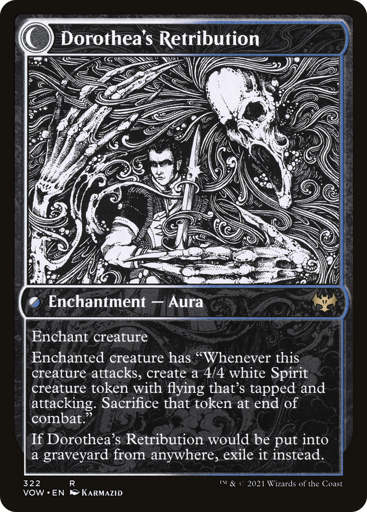 Dorothea, Vengeful Victim // Dorothea's Retribution (VOW-322) (Showcase) (Foil)