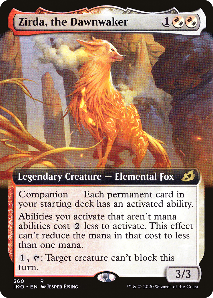 Zirda, the Dawnwaker (IKO-360) (Extended Art) (Foil)